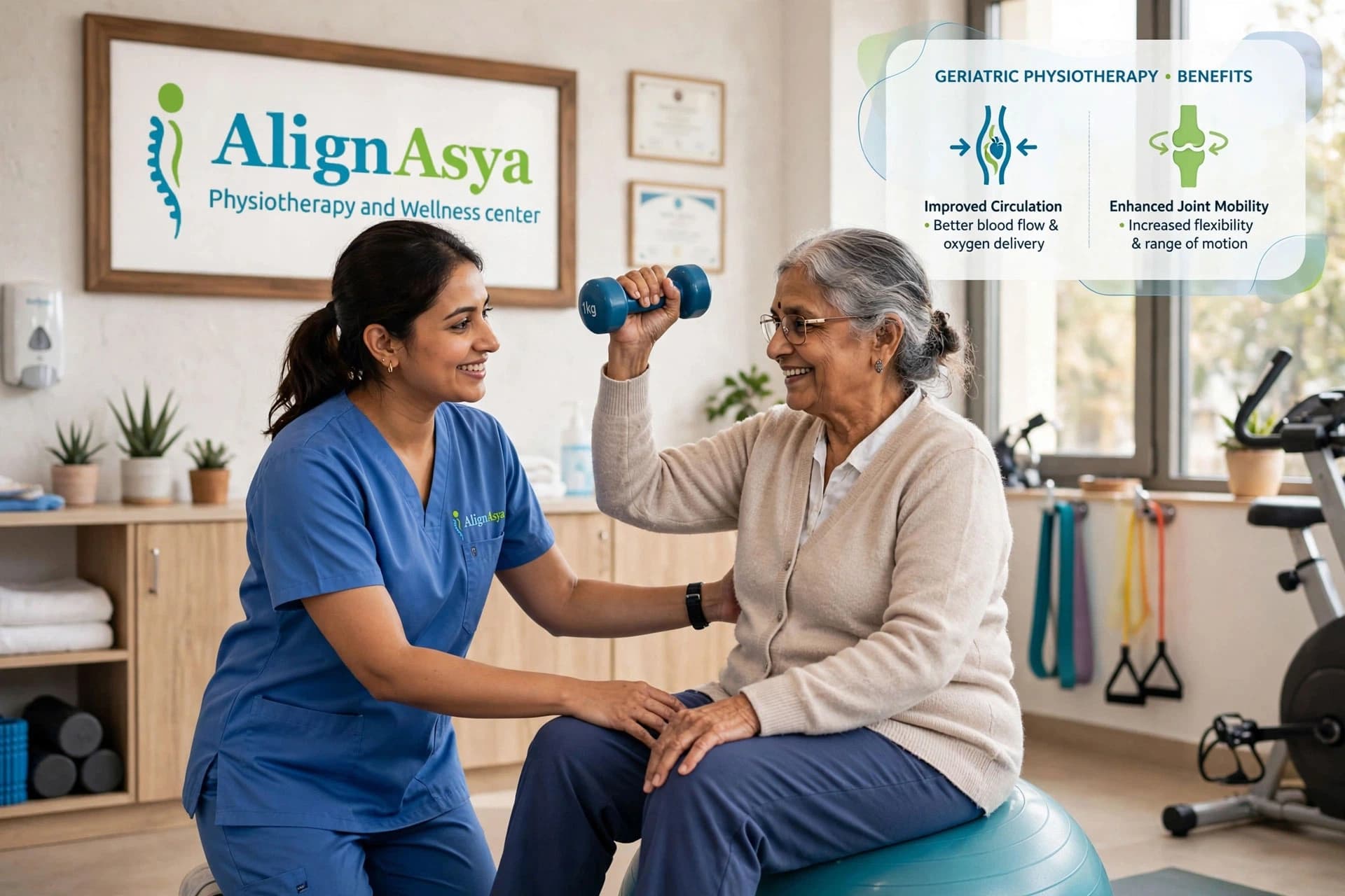 Physiotherapy movement session